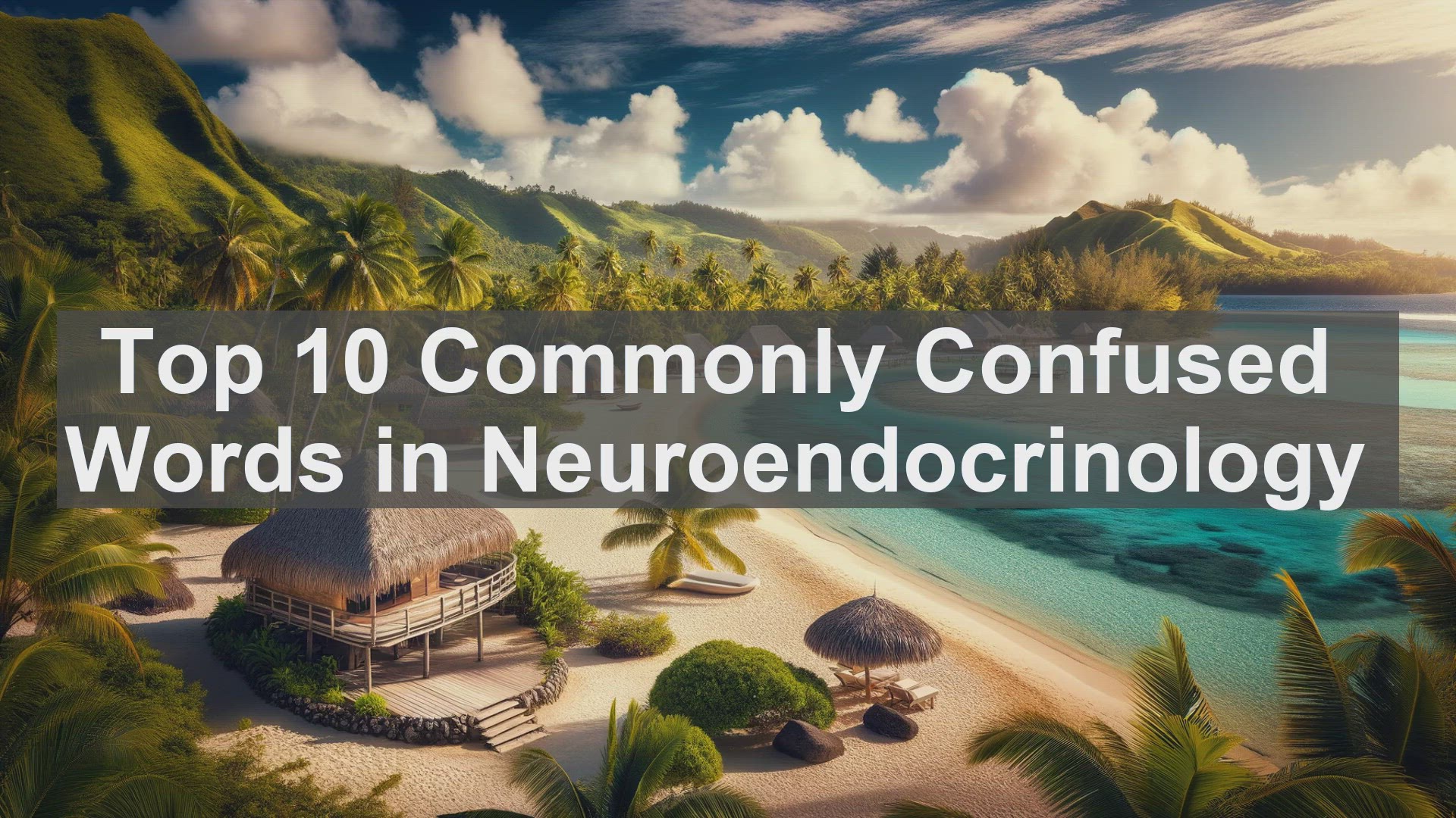 'Video thumbnail for Top 10 Commonly Confused Words in Neuroendocrinology'
