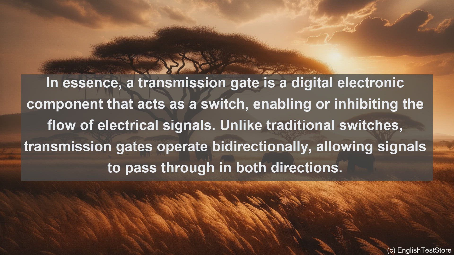 'Video thumbnail for Transmission gate in science  definition and examples'