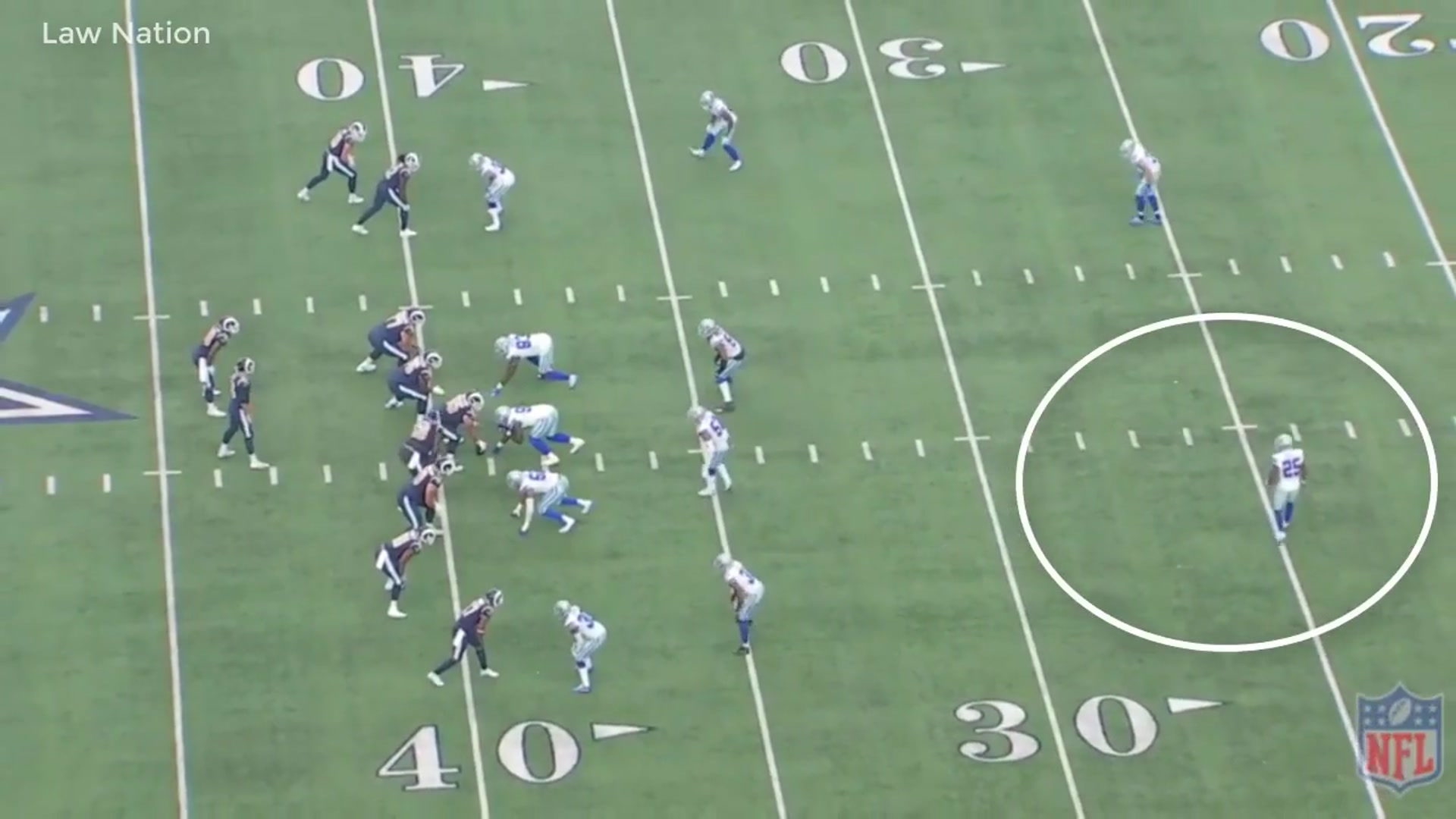 'Video thumbnail for law nation sports: xavier woods film session: cowboys safety analysis'