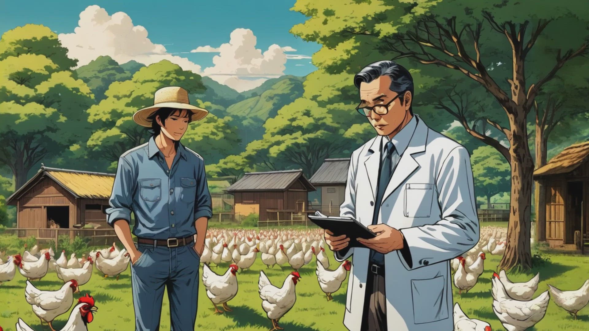 'Video thumbnail for The Mystery of White-Yolk Eggs'