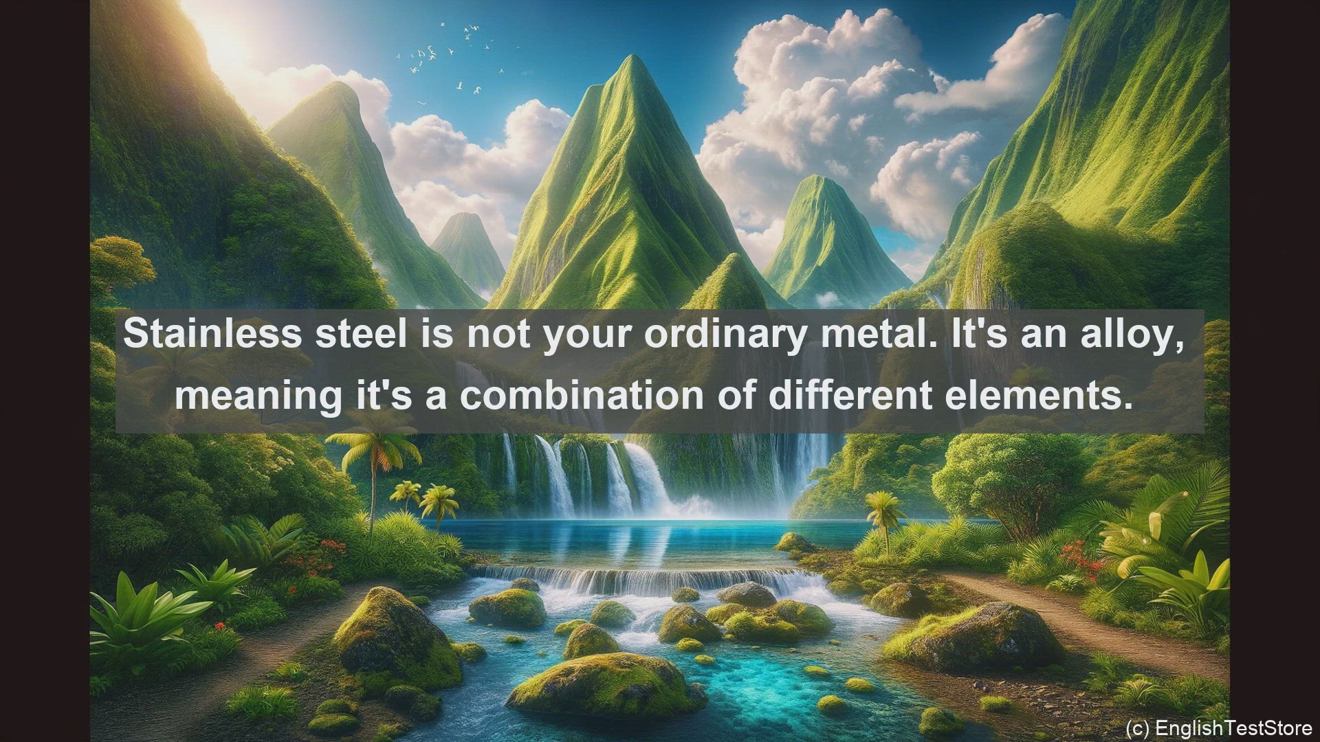'Video thumbnail for Stainless steel in science  definition and examples'