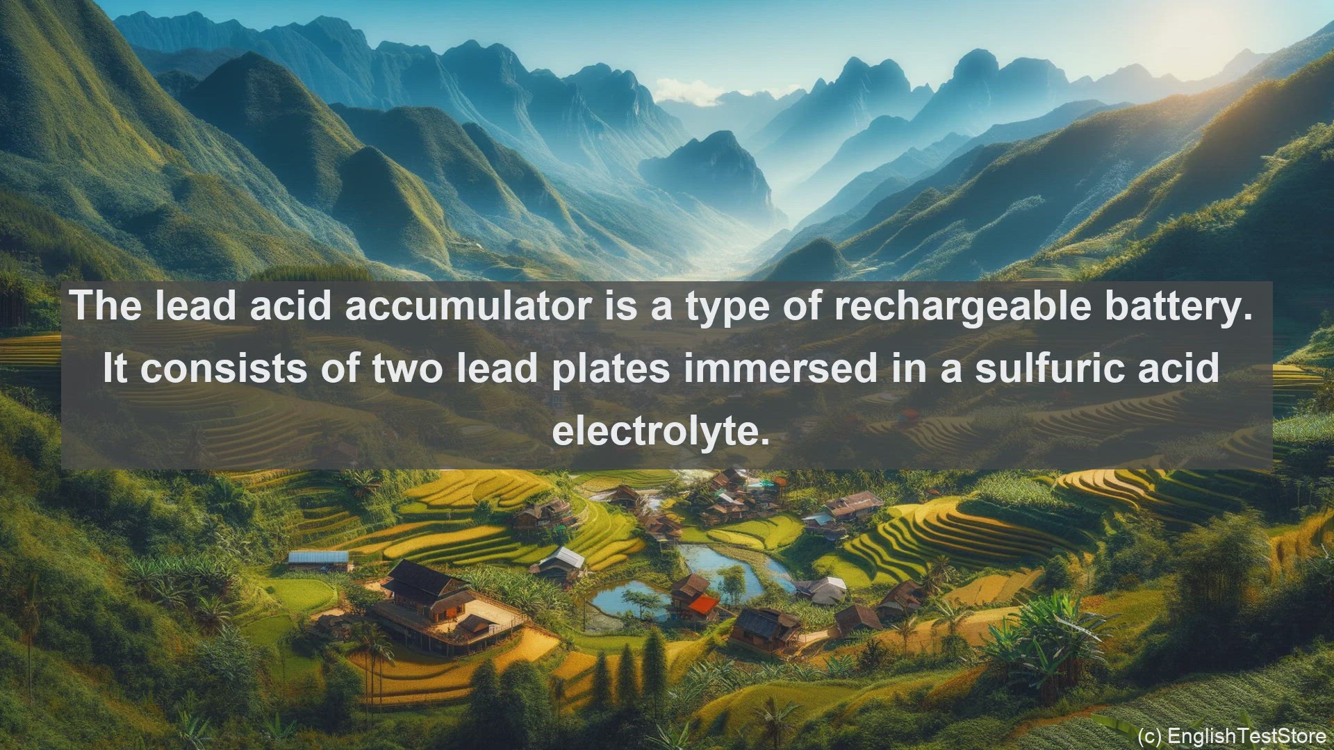 'Video thumbnail for Lead acid accumulator in science  definition and examples'