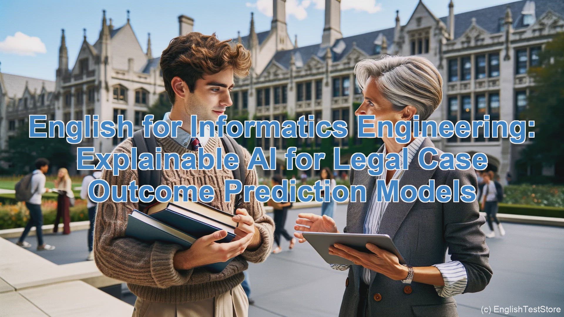 'Video thumbnail for English Conversation for Informatics Engineering: Explainable AI for Legal Case Outcome Prediction Models'