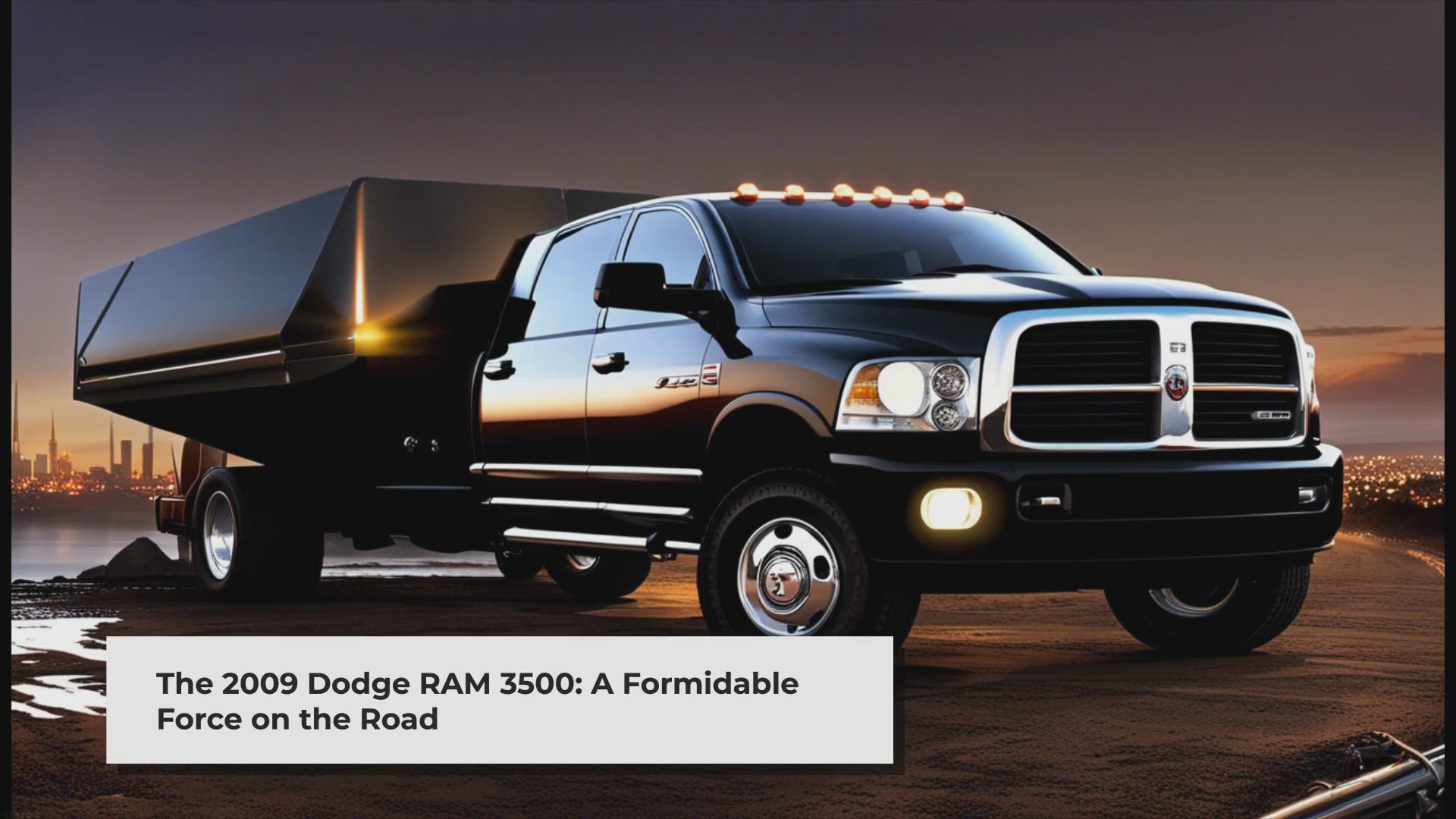'Video thumbnail for 2009 Dodge RAM 3500 Towing Capacity & Payload (Charts)'