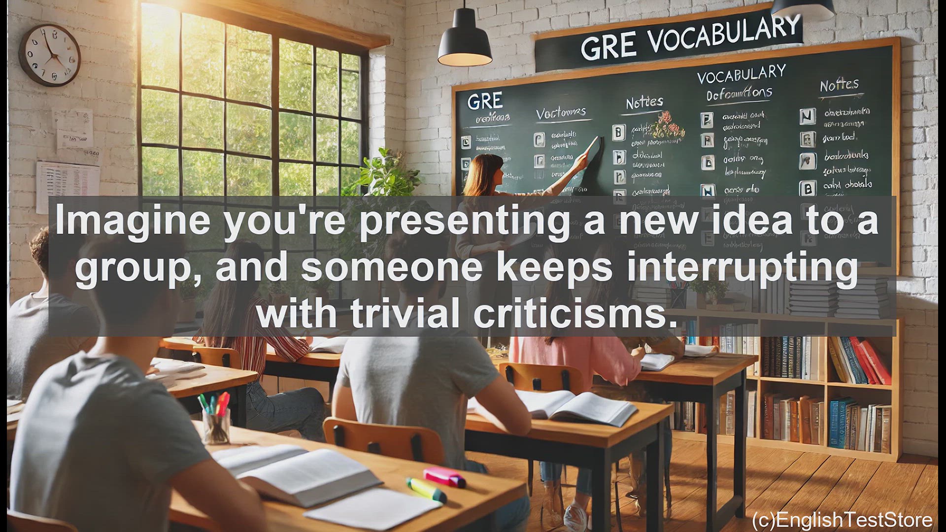 'Video thumbnail for GRE Vocabulary Lesson: Captious - Mastering a GRE Vocabulary Word for Petty Criticism'