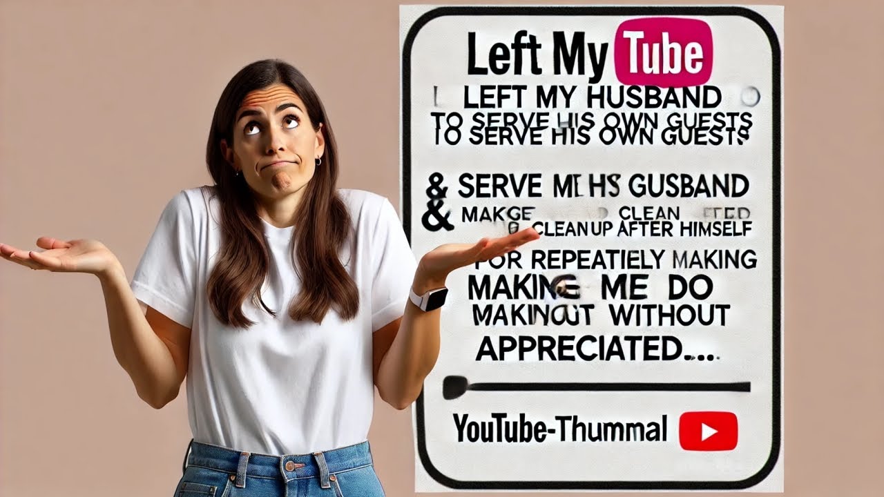 Video thumbnail for Left My Husband To Serve His Own Guests Clean Up, After Not Being Appreciated For Doing It AITA