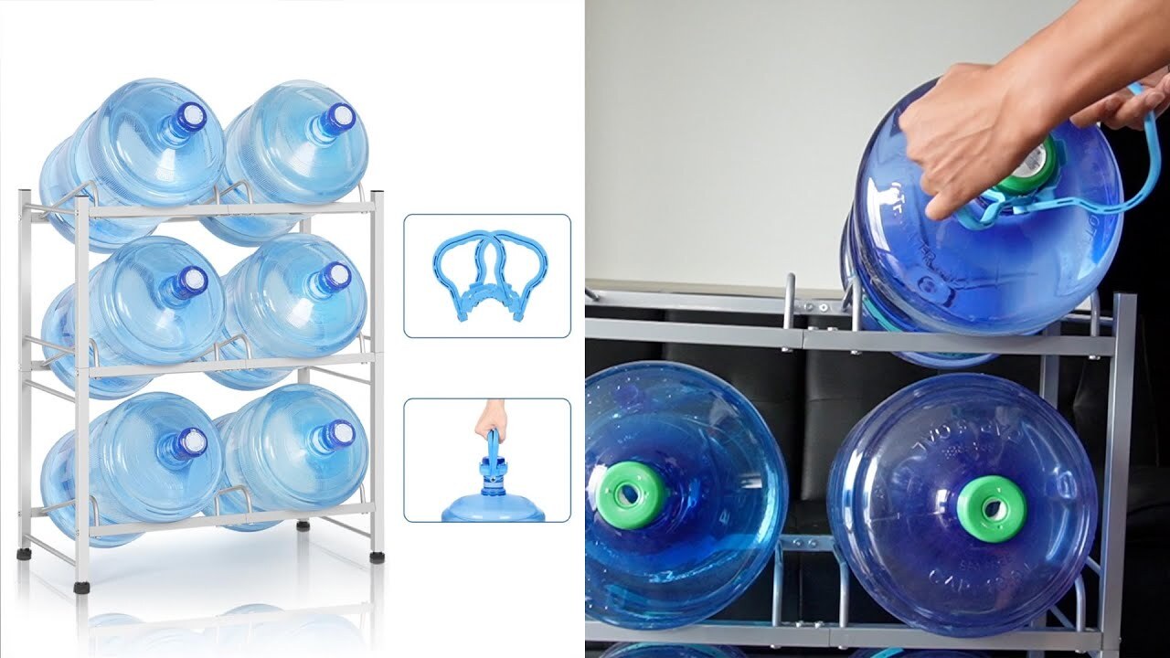 'Video thumbnail for 3 Tier Water Jug Rack Review'