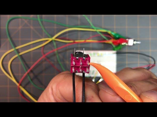 'Video thumbnail for Electromechanical Switches: DPDT Toggle Switch'