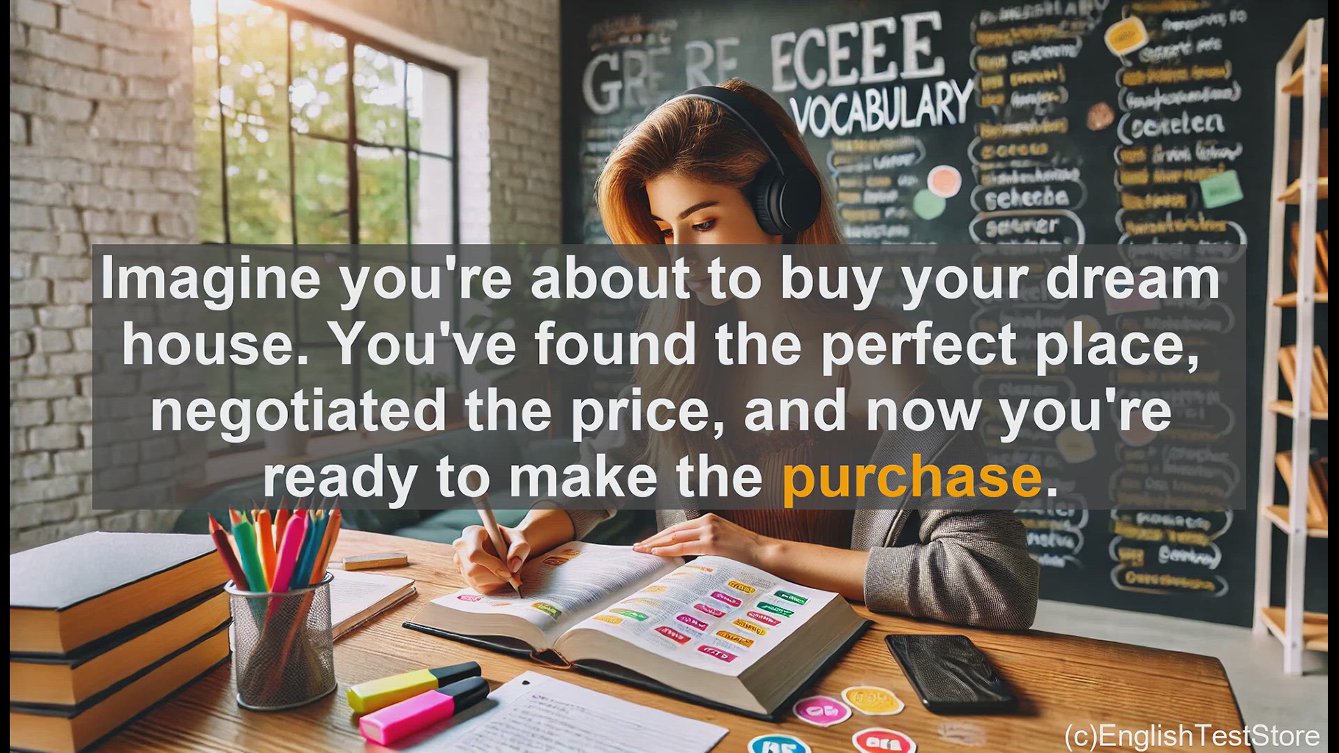 'Video thumbnail for GRE Vocabulary Lesson: Understanding the Meaning and Usage of 'Purchase''