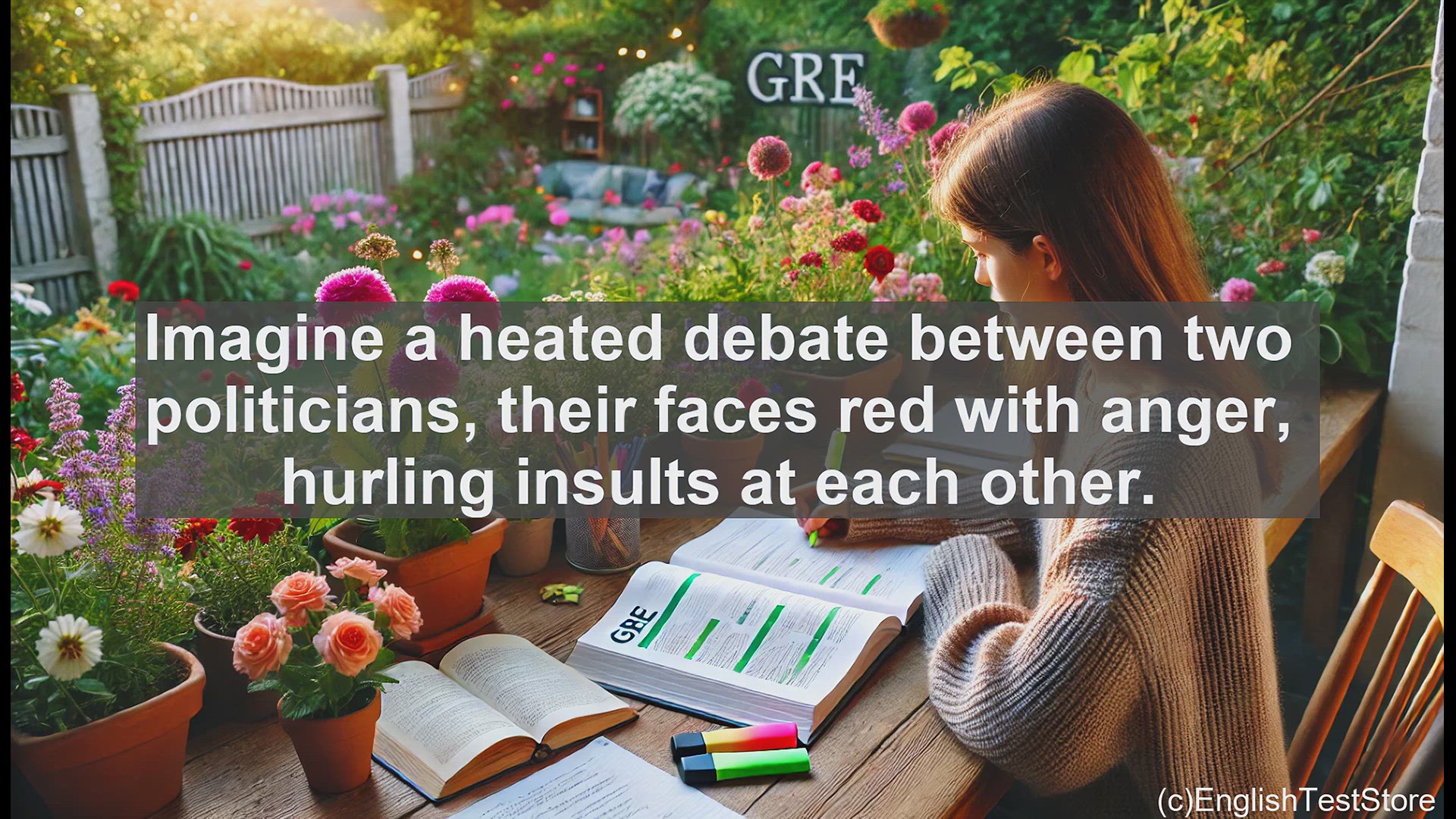 'Video thumbnail for GRE Vocabulary Lesson: Acrimonious Debates - Mastering the Art of Describing Bitter Disagreements'
