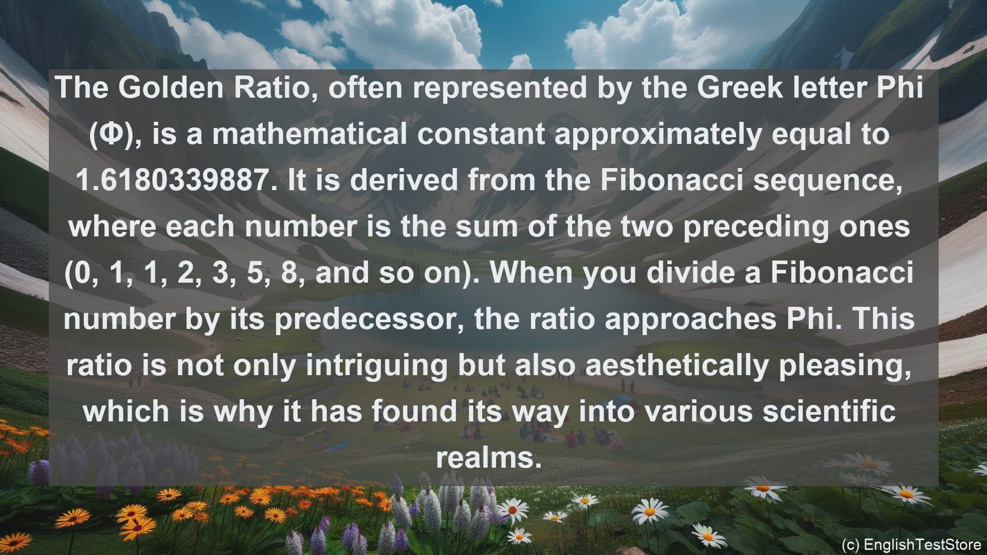 'Video thumbnail for Golden ratio in science  definition and examples'