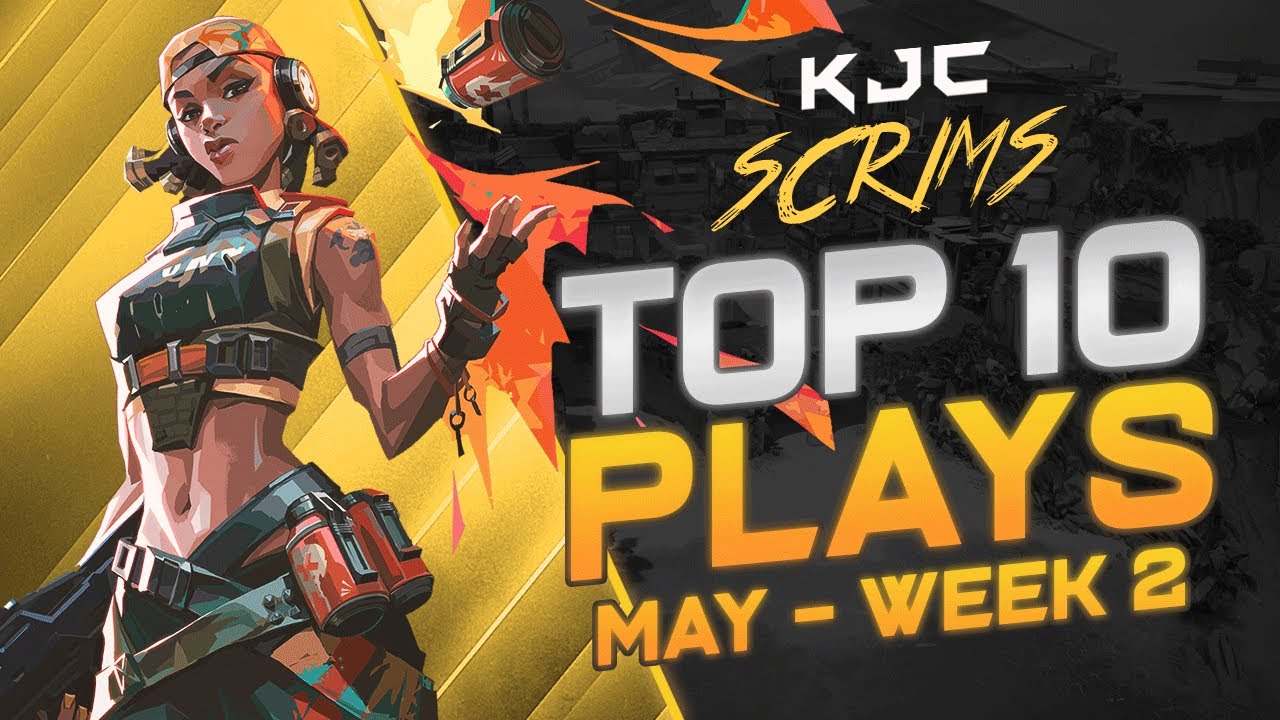 Video thumbnail for TOP 10 VALORANT PLAYS OF THE WEEK | May - Week 2 | KJC Scrims by KJC eSports
