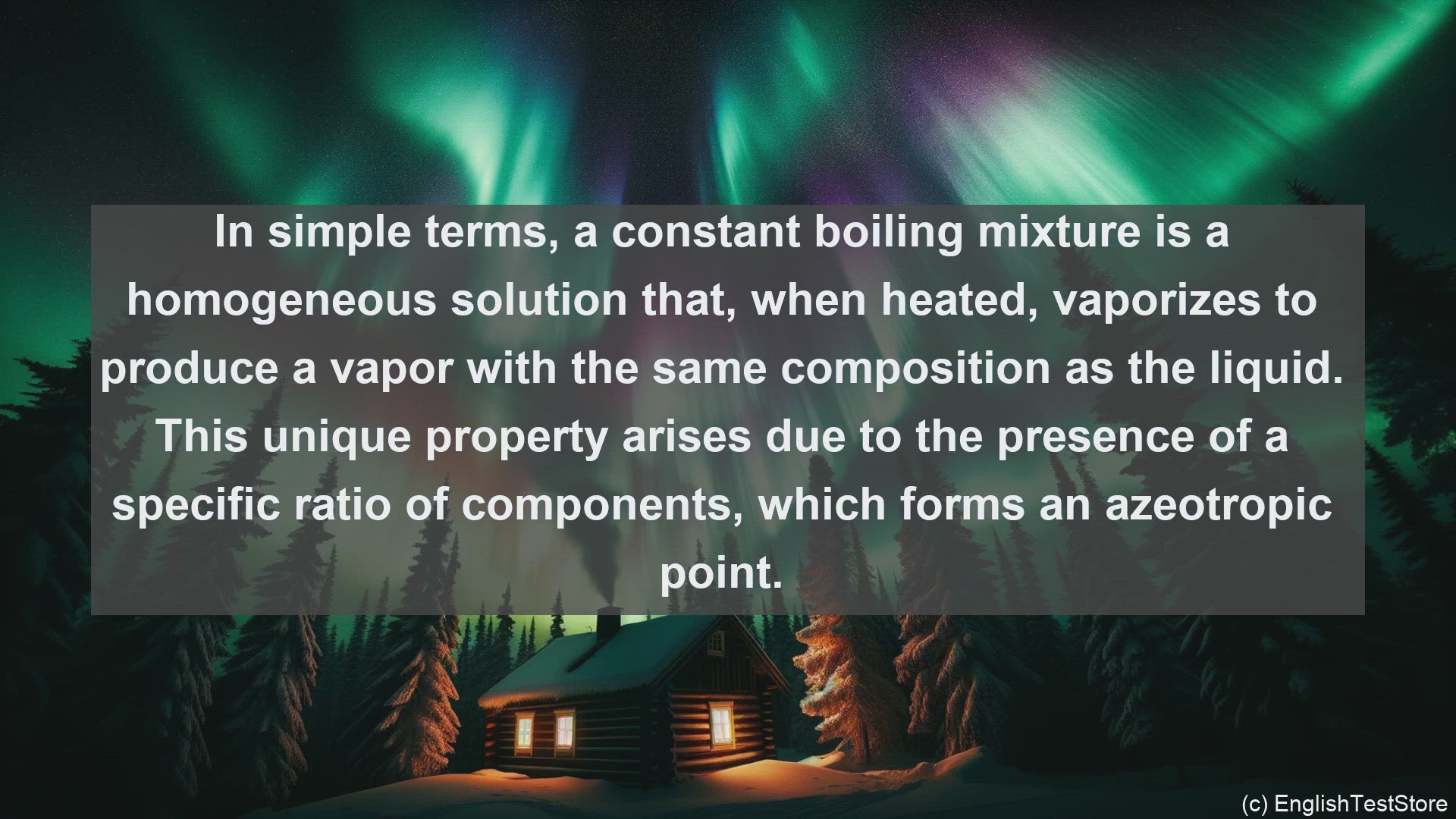 'Video thumbnail for Constantboiling mixture in science  definition and examples'