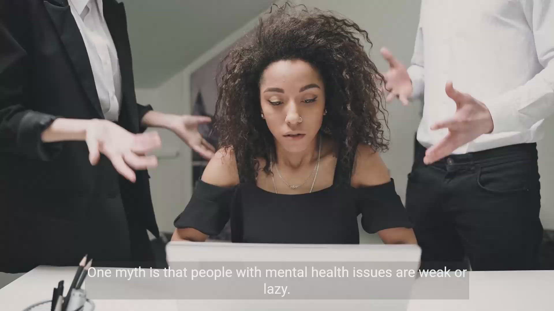 'Video thumbnail for Debunking Myths about Mental Health in the Workplace'
