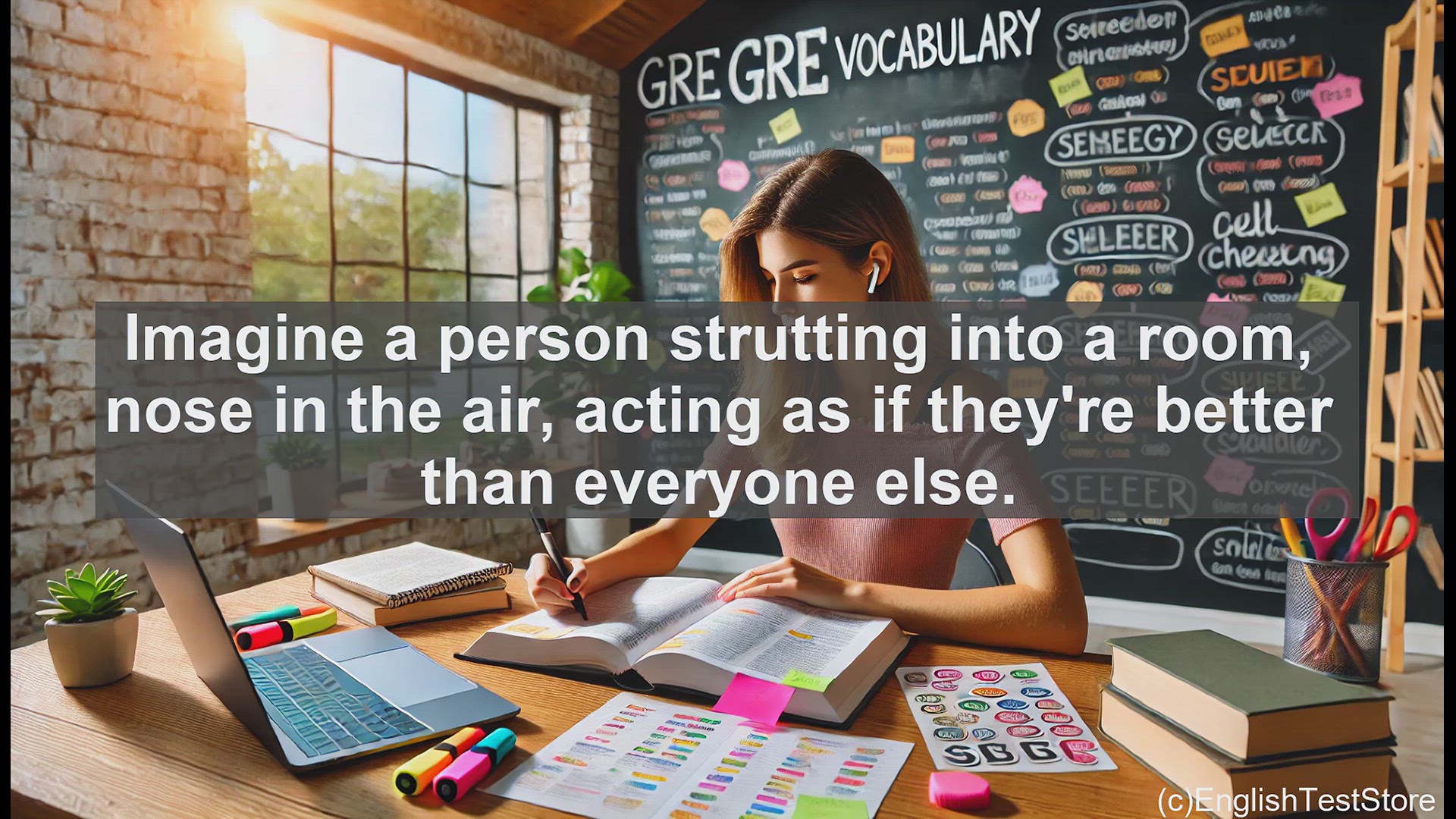 'Video thumbnail for GRE Vocabulary Lesson: Exploring Arrogance - A GRE Vocabulary Lesson'