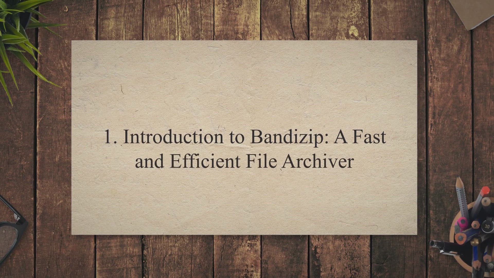 'Video thumbnail for Bandizip: The User-Friendly File Archiver for Fast and Efficient Compression and Extraction'