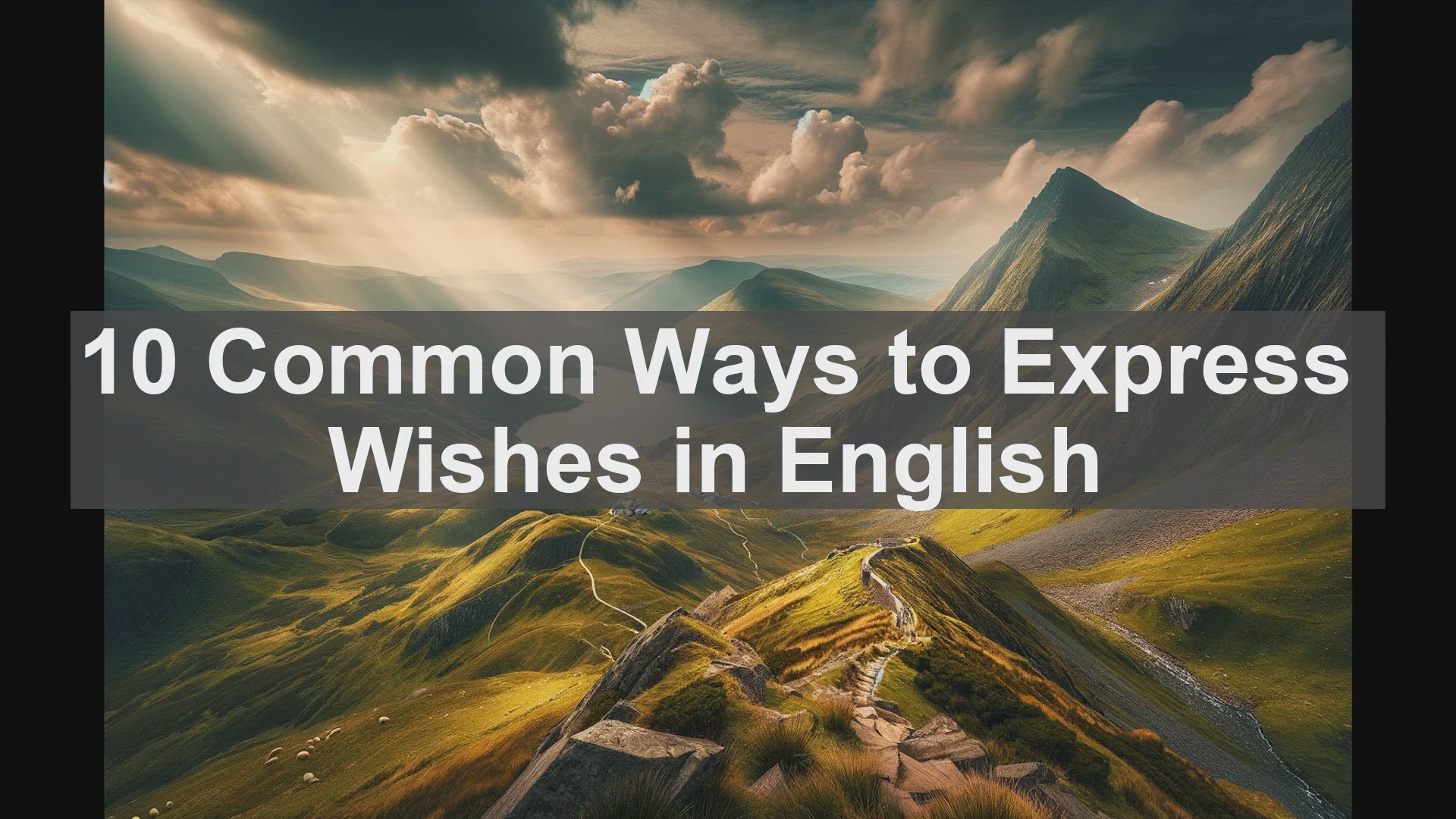 'Video thumbnail for 10 Common Ways to Express Wishes in English '