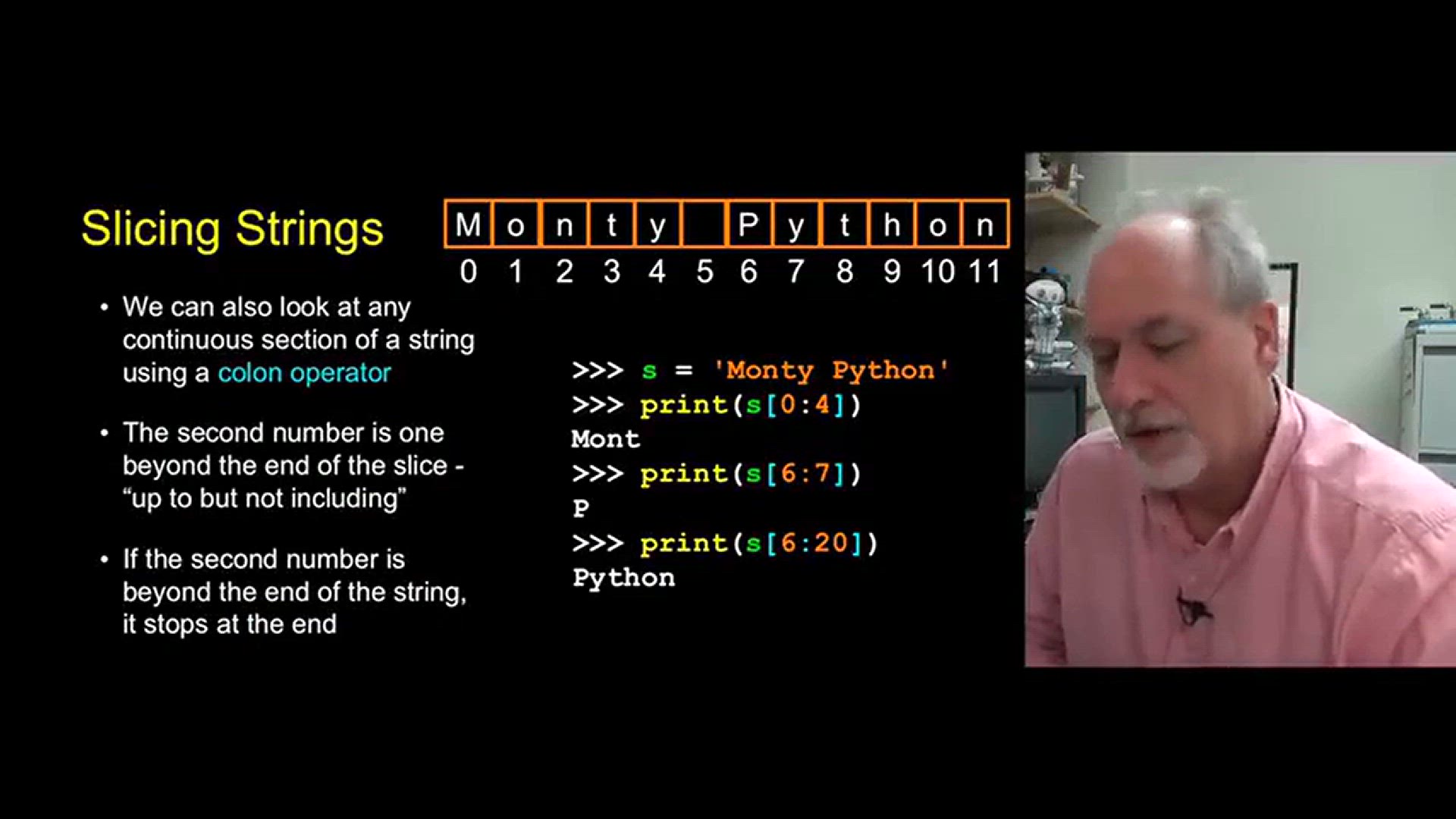 'Video thumbnail for Strings - More String Operations - Python Tutorial - (18) Python for Beginner Series'