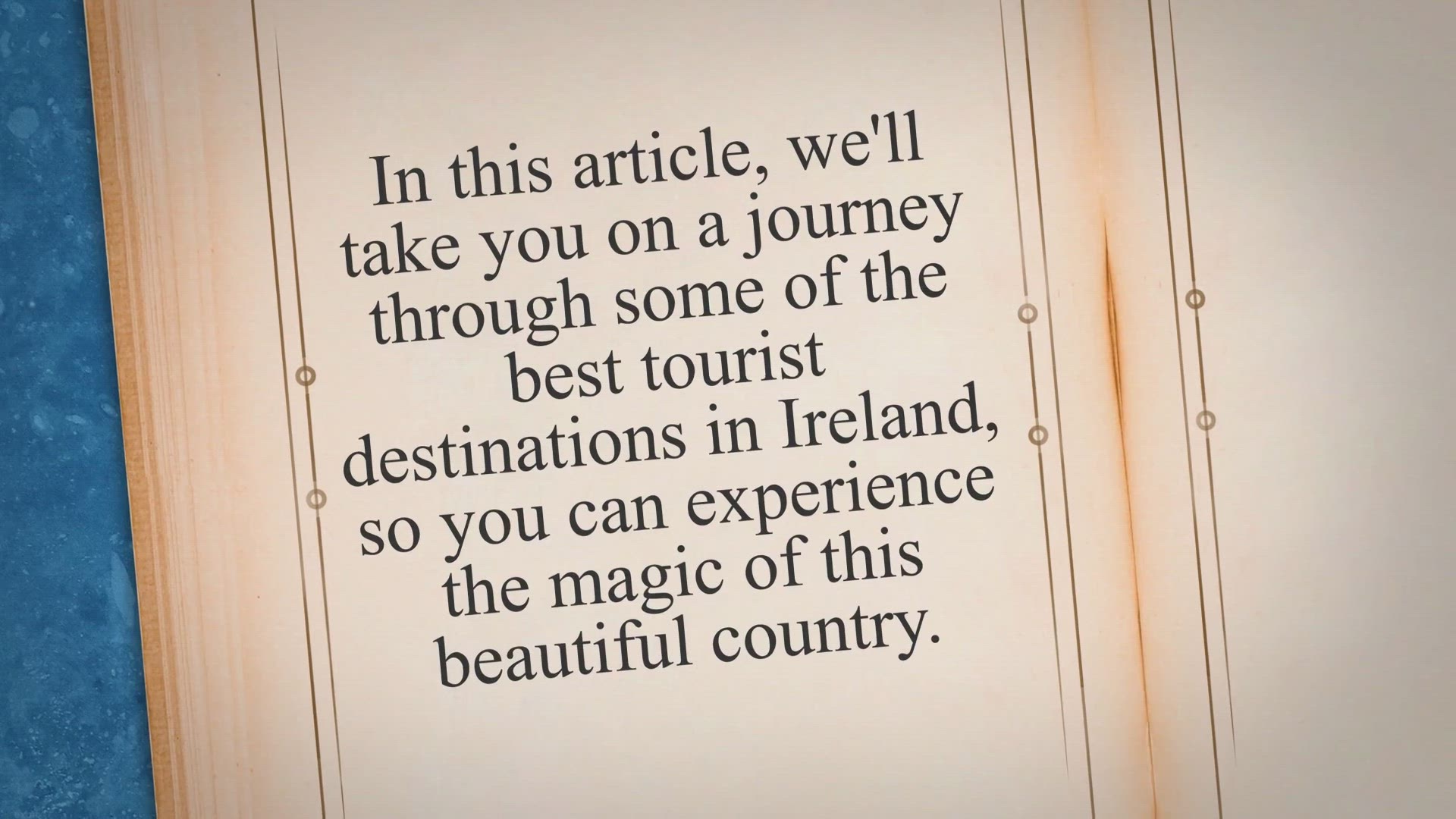 Video thumbnail for Experience the Best of Ireland: A Guide to Top Tourist Destinations, Natural Wonders, Cultural Heritage, and Cuisine & Nightlife