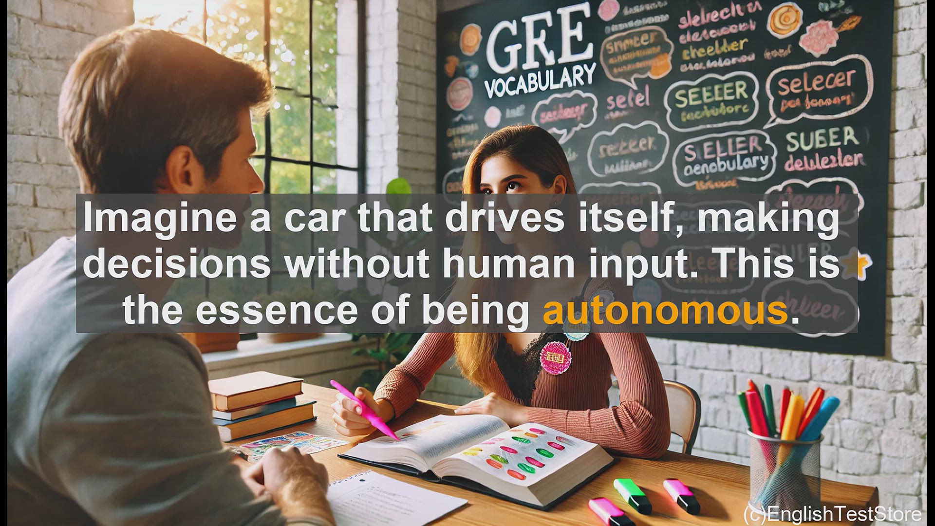 'Video thumbnail for GRE Vocabulary Lesson: Autonomous - Mastering a Key GRE Vocabulary Word'