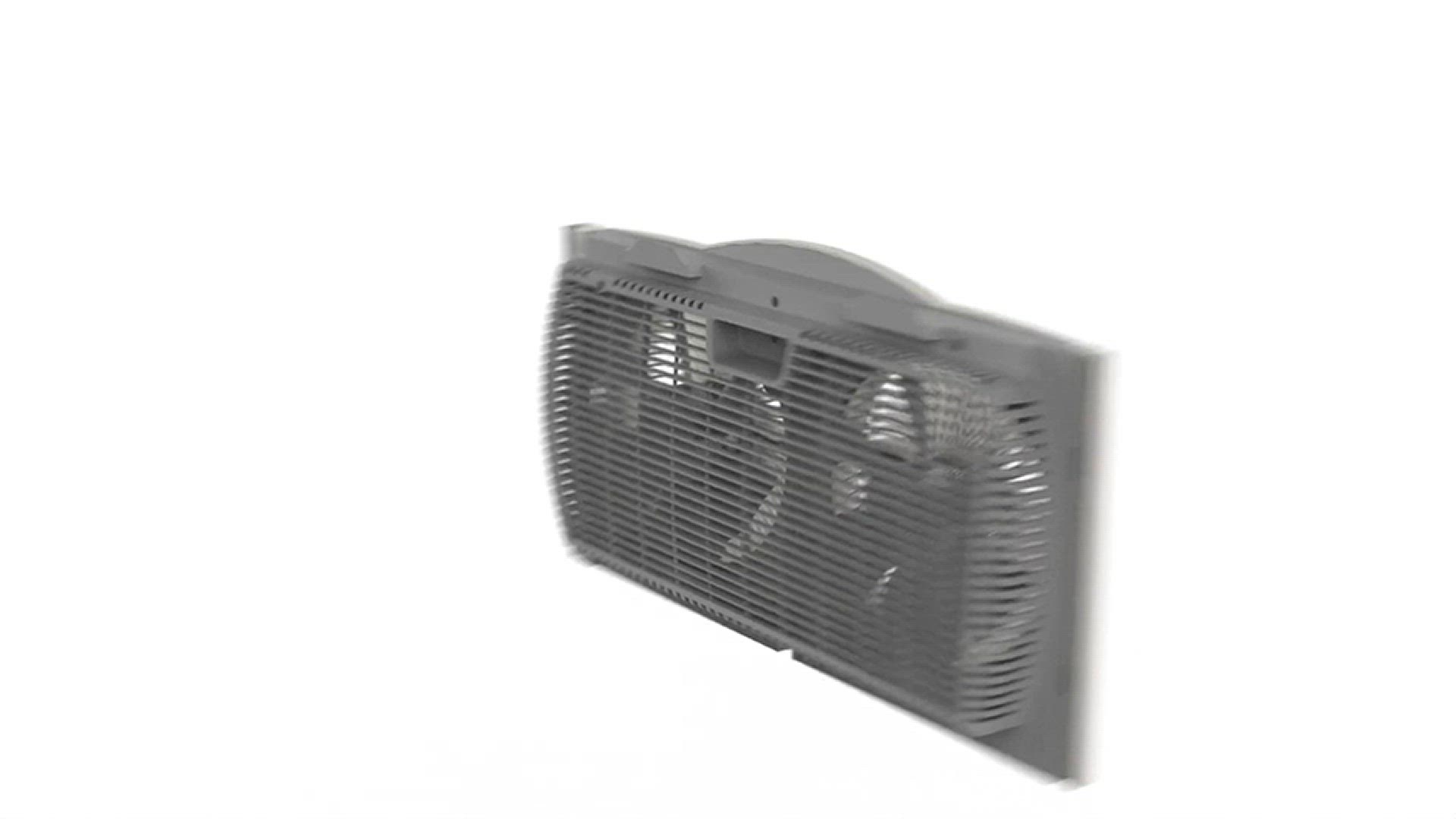 'Video thumbnail for BIONAIRE Premium Digital 8.5- Twin Window Fan, Reversible Airflow Control, Exhaust and Intake'