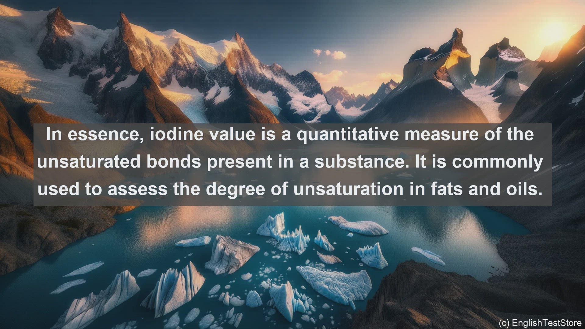 'Video thumbnail for Iodine value in science  definition and examples'