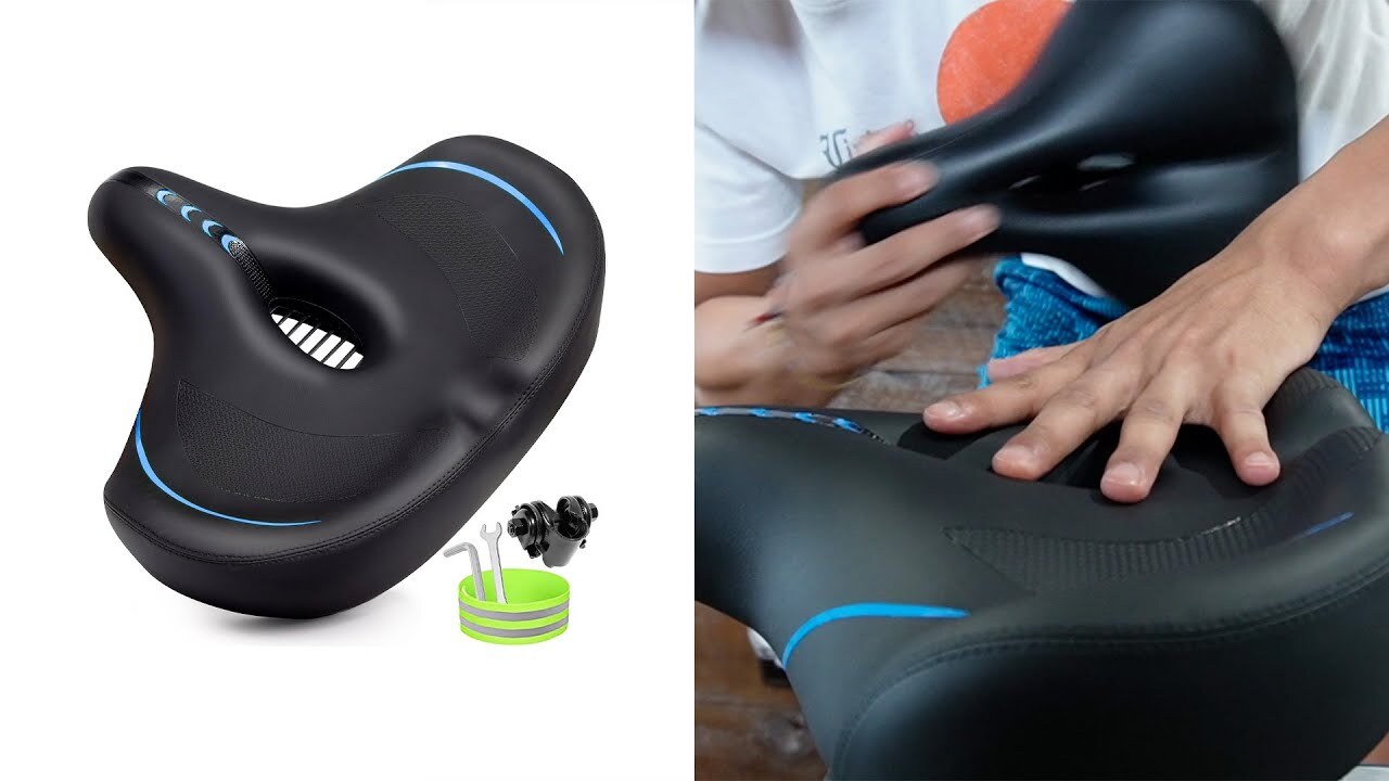 'Video thumbnail for CDYWD Oversized Bike Seat Review'