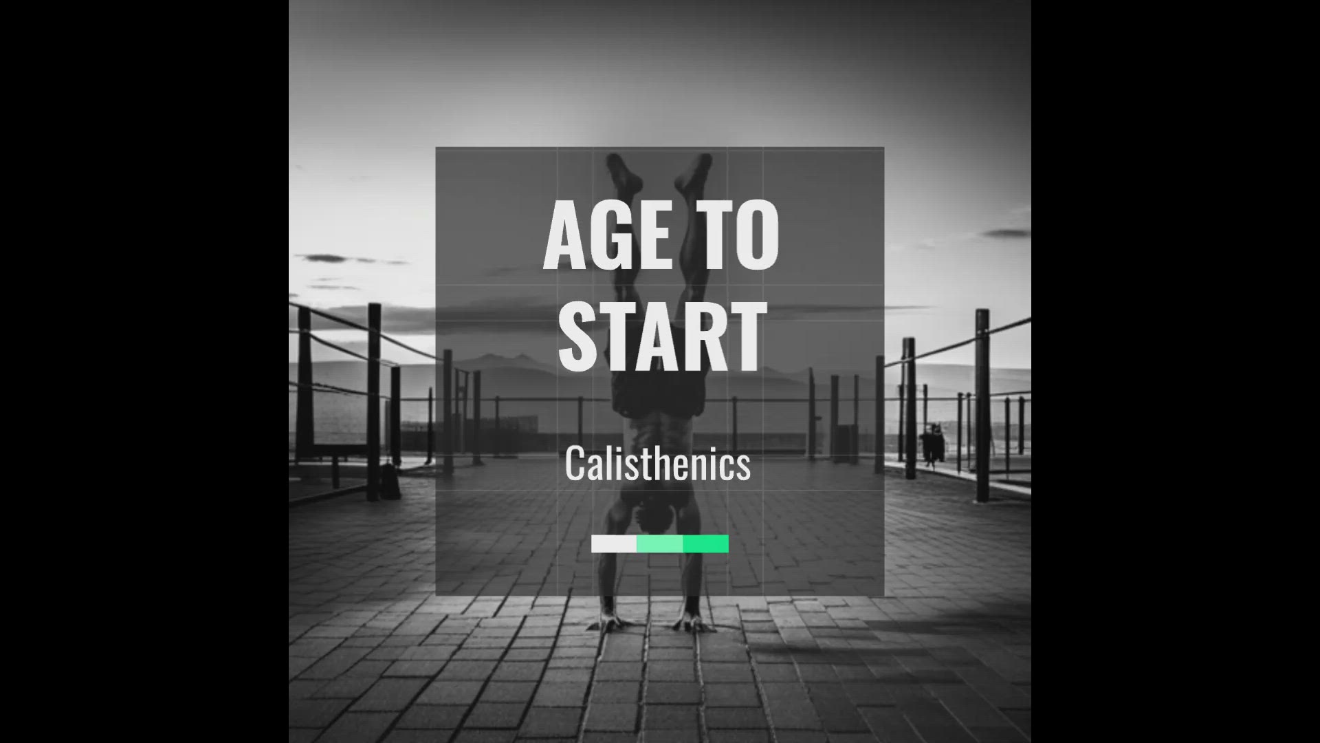 'Video thumbnail for Age to Start Calisthenics'