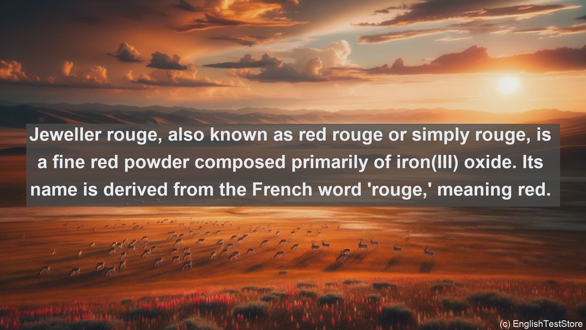 'Video thumbnail for Jeweller rouge in science  definition and examples'