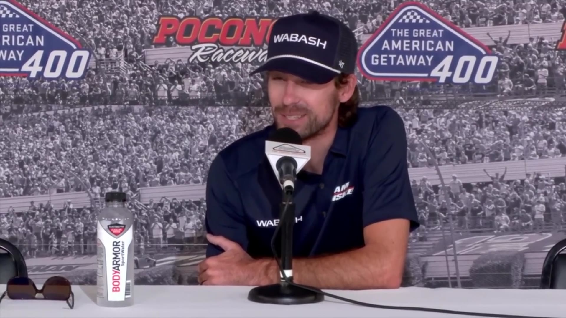 'Video thumbnail for Ryan Blaney Watching the Hocevar–Stenhouse Drama Unfold'