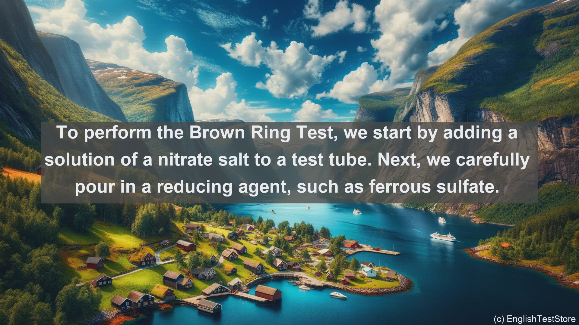 'Video thumbnail for Brown ring test in science  definition and examples'