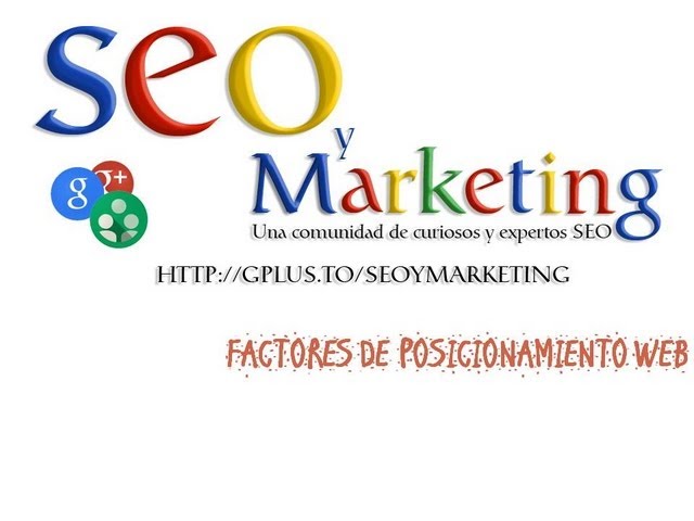 Video thumbnail for Factores de posicionamiento web