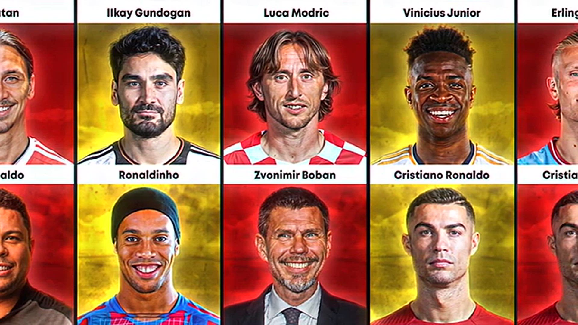 'Video thumbnail for Football players and their biggest Idols'