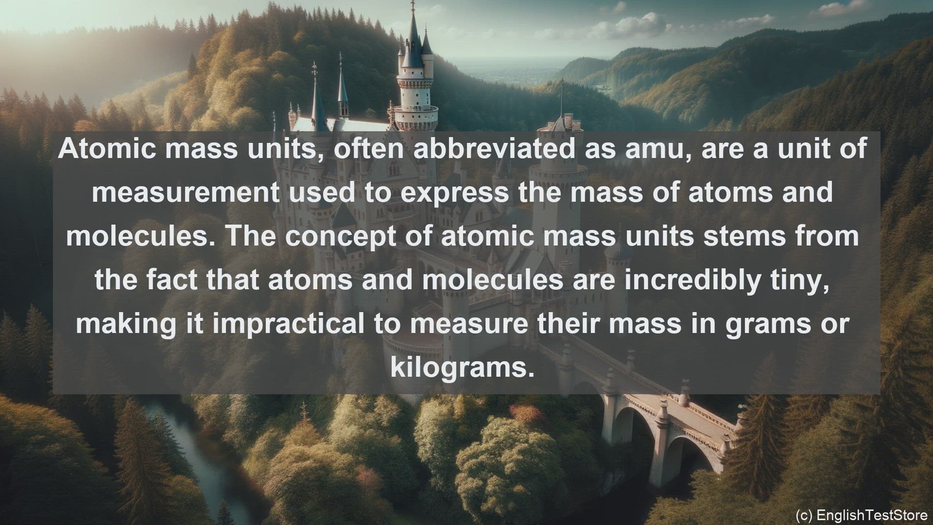 'Video thumbnail for Atomic mass unit in science  definition and examples'