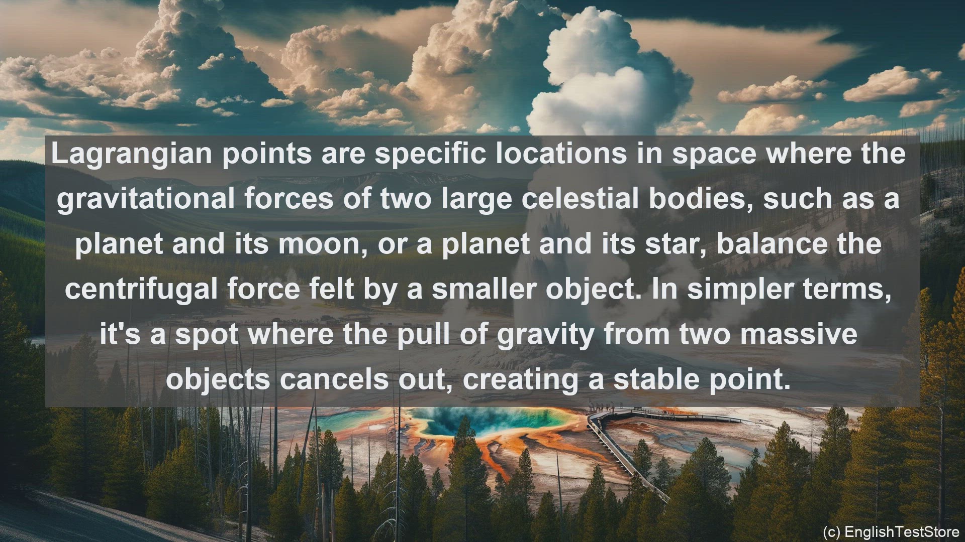 'Video thumbnail for Lagrangian point in science  definition and examples'