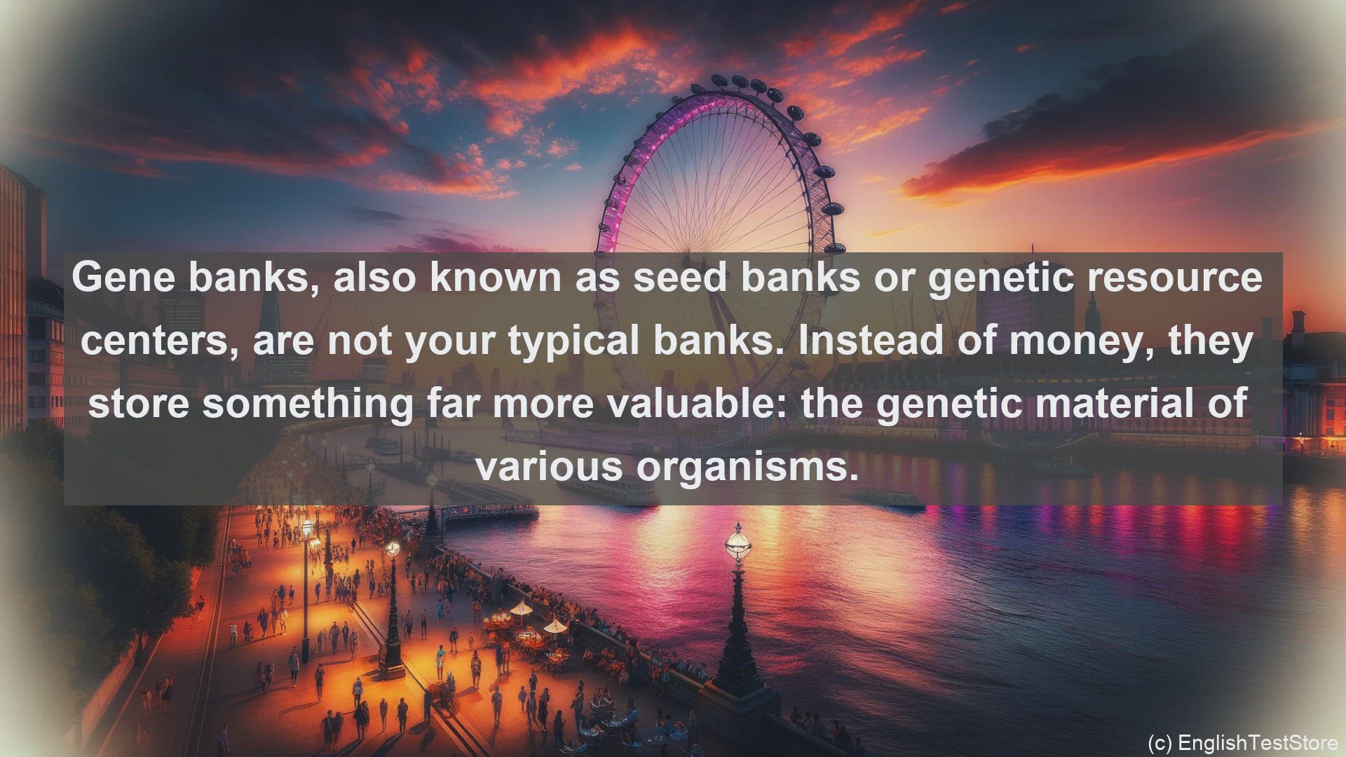 'Video thumbnail for Gene bank in science  definition and examples'