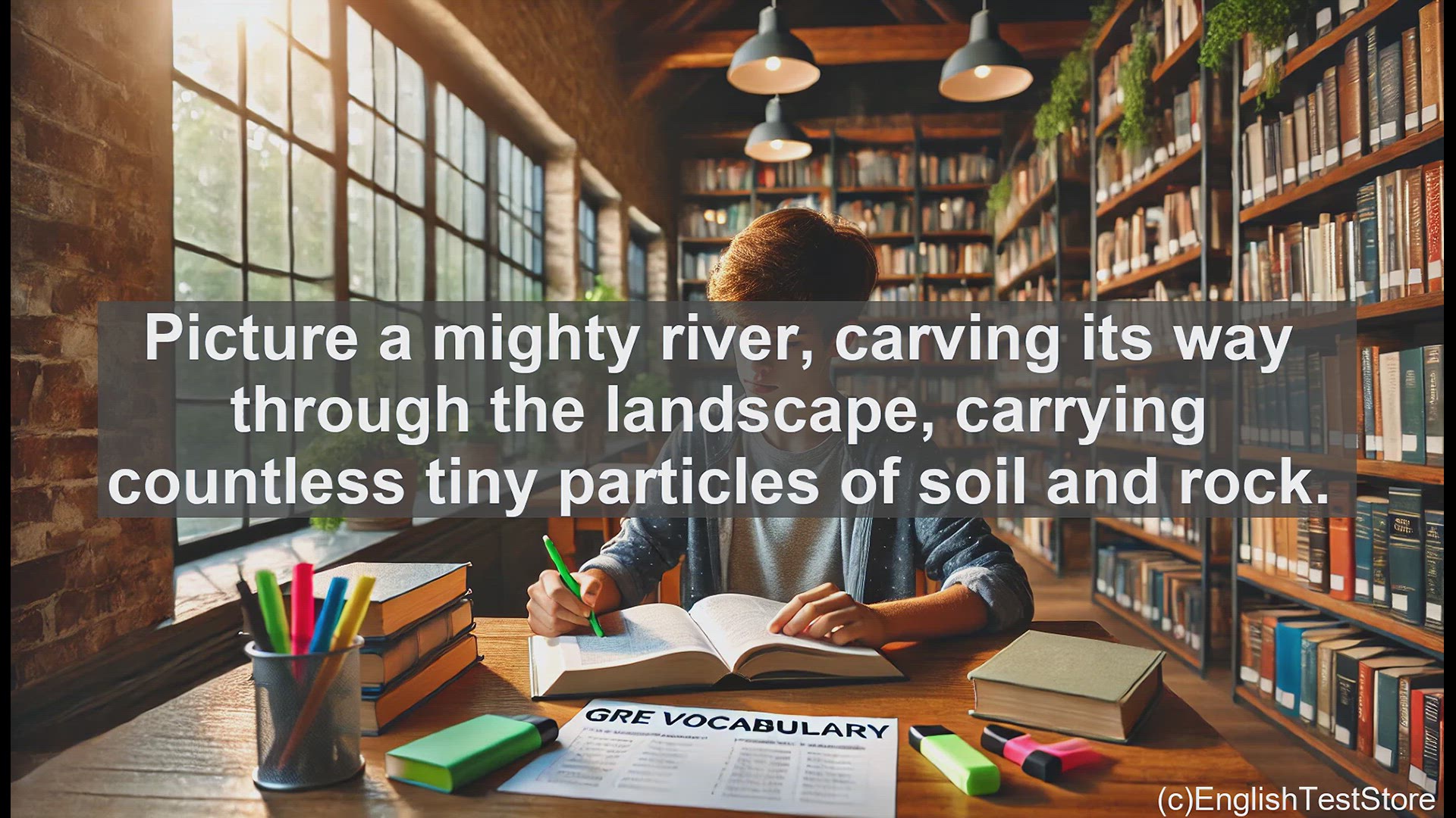 'Video thumbnail for GRE Vocabulary Lesson: Exploring the Geological Wonders of Alluvial Deposits'