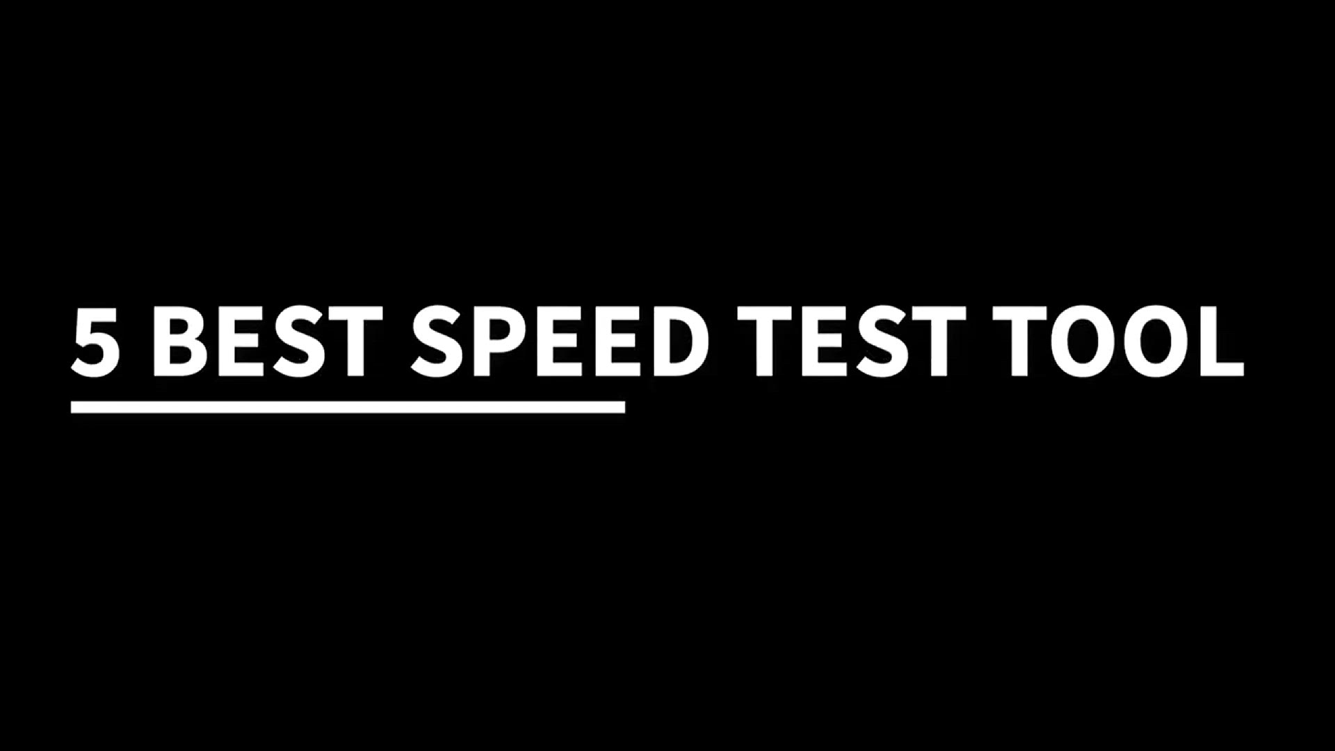 'Video thumbnail for 5 Free Website Speed Test Tools That Will Blow Your Mind (2023)'