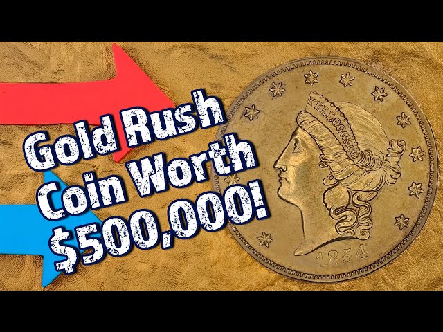 Video thumbnail for This California Gold Rush Gold Coin is Worth $500,000!
