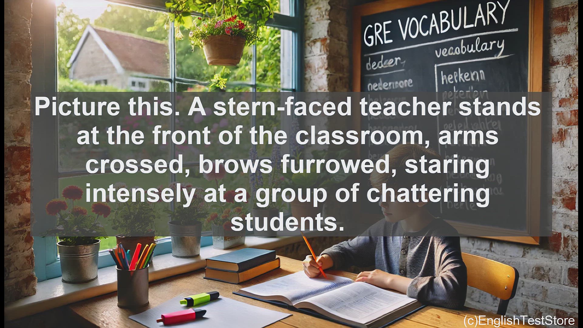 'Video thumbnail for GRE Vocabulary Lesson: The Art of Glowering - Mastering the Angry Stare'