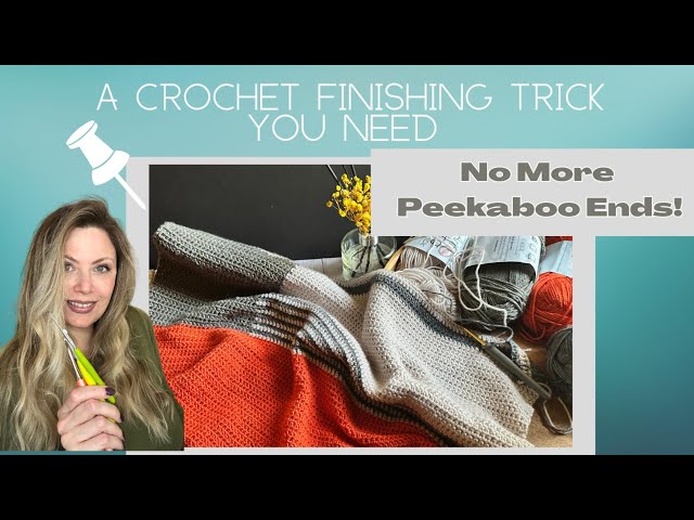 Video thumbnail for Knit and Crochet Ends Won't Stay Put (here's the fix)