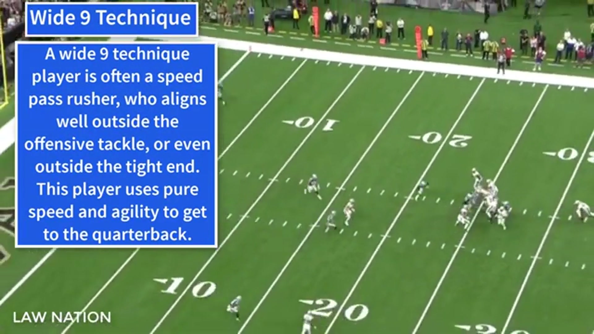 'Video thumbnail for law nation sports: robert quinn's pass rush technique | dallas cowboys breakdown'