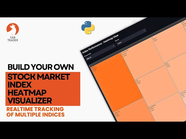 Video thumbnail for Build a Stunning Nifty Indices Heatmap Dashboard using Python & Streamlit | NSE Data Visualization