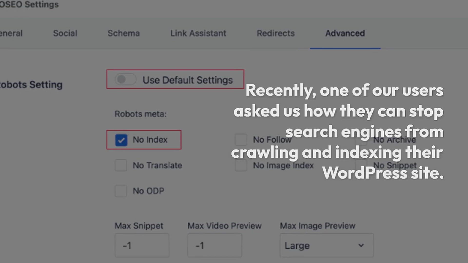 'Video thumbnail for How to Stop Search Engines from Crawling a WordPress Site'