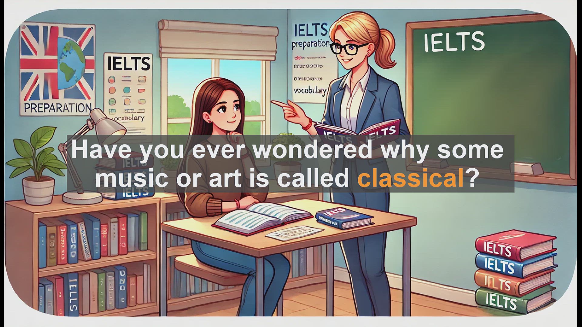 'Video thumbnail for 2500 Must Know IELTS 5.5 Vocabulary - Understanding 'Classical': A Key Word for IELTS Success'
