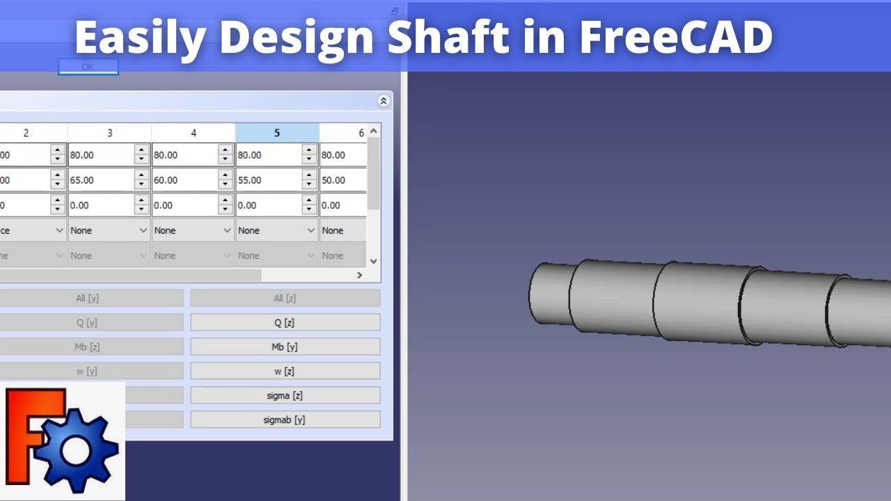 'Video thumbnail for Easily Design Shaft in FreeCAD _ FreeCAD Tutorial _ Mechnexus _'