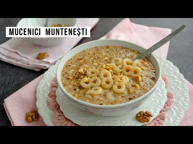 'Video thumbnail for Mucenici muntenești fierți în sirop aromat | Bucate Aromate'