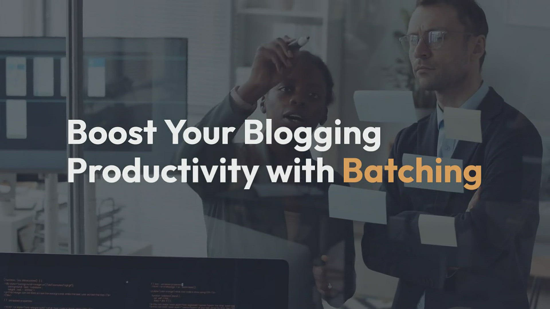 'Video thumbnail for Profitable Blogging Tips Batching To Boost Blogging Productivity'