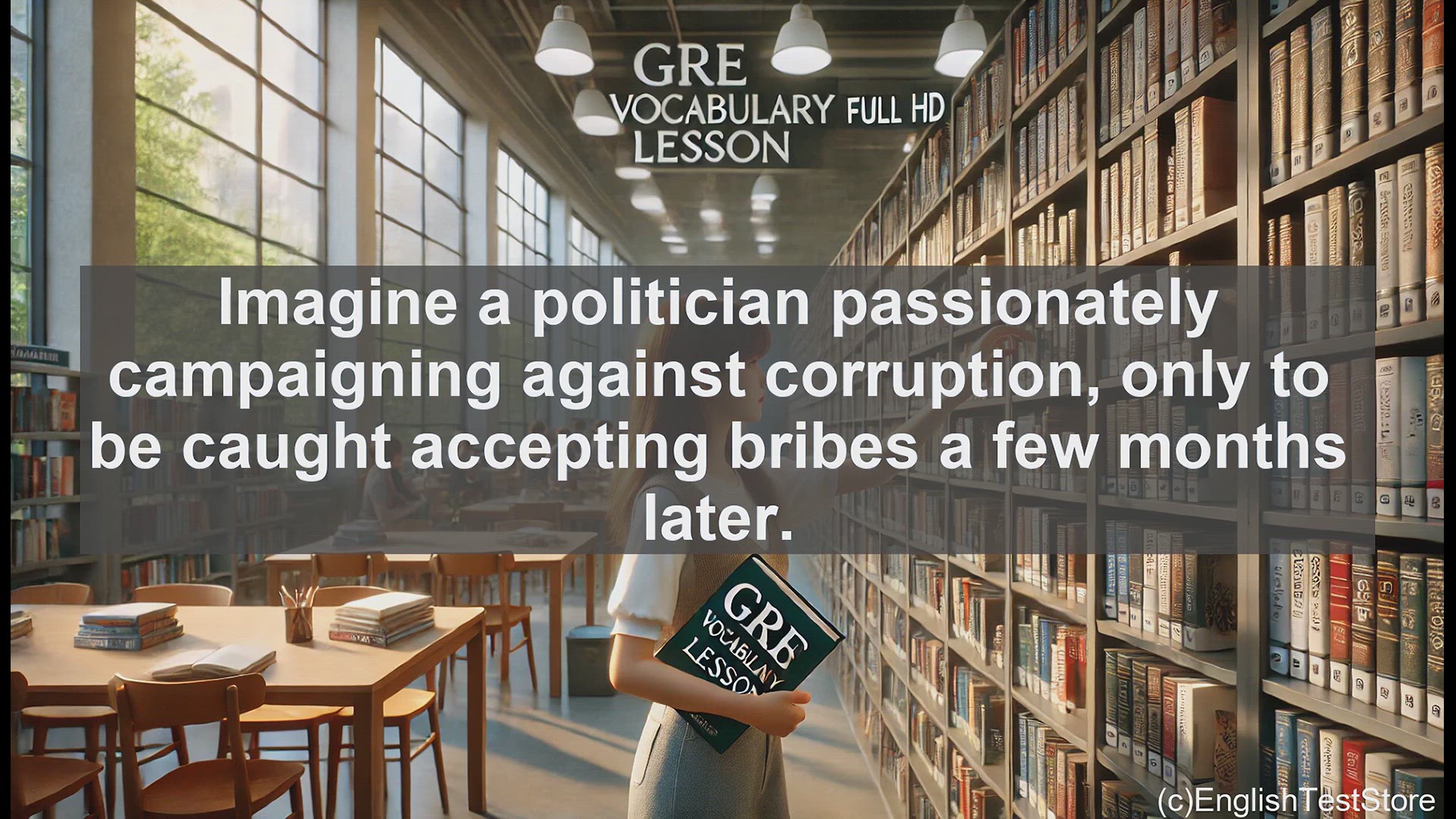 'Video thumbnail for GRE Vocabulary Lesson: Hypocritical Behavior - Exposing the Contradictions'