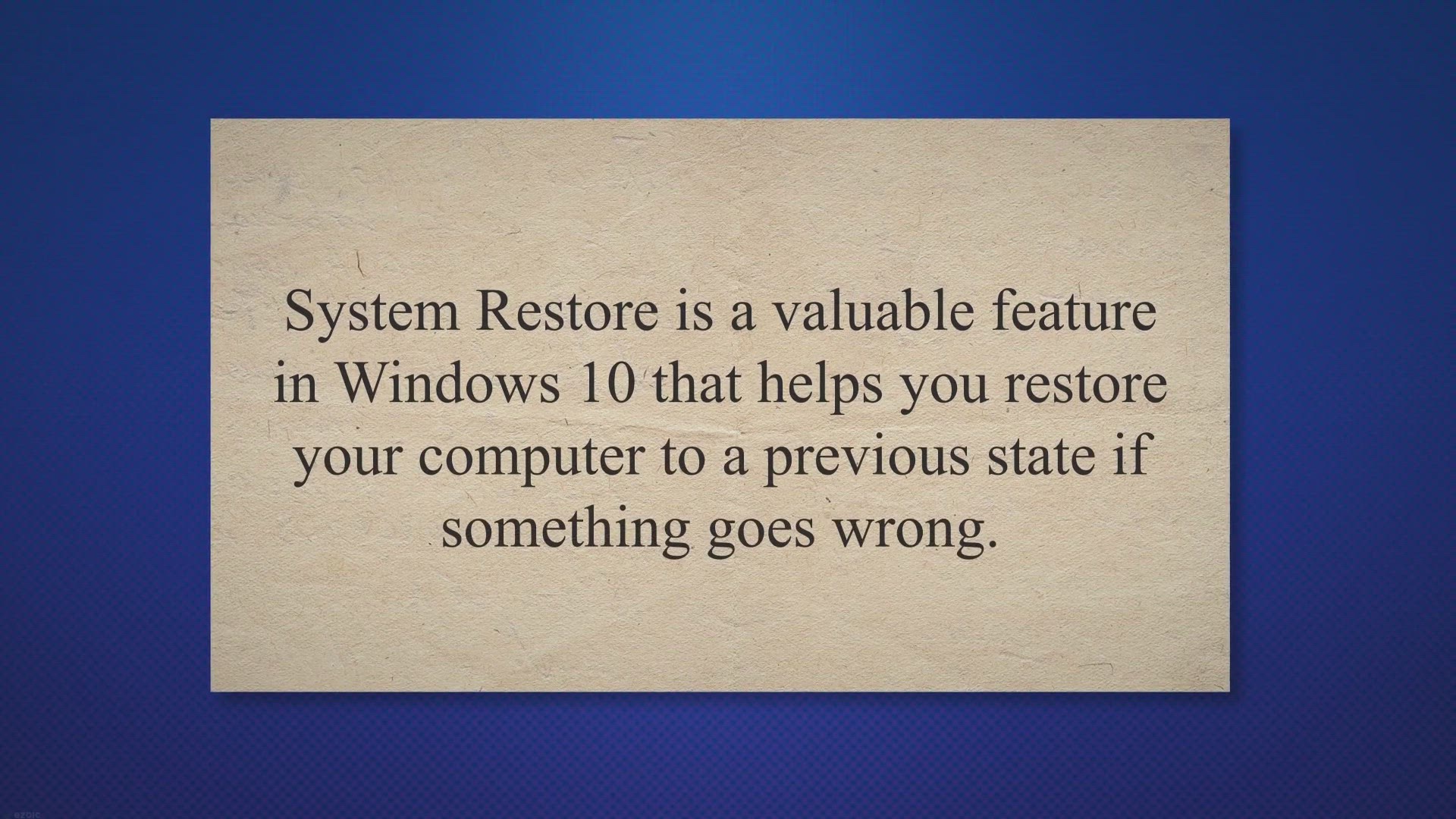 'Video thumbnail for Cleaning Up System Restore Points: How to Delete Old Ones in Windows 10'